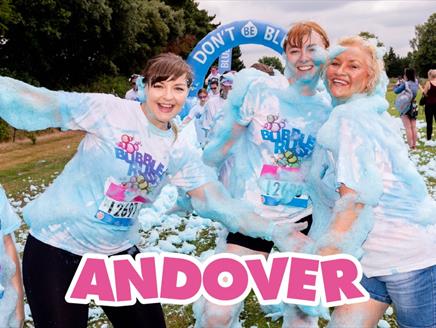 Bubble Rush at Charlton Park Andover
