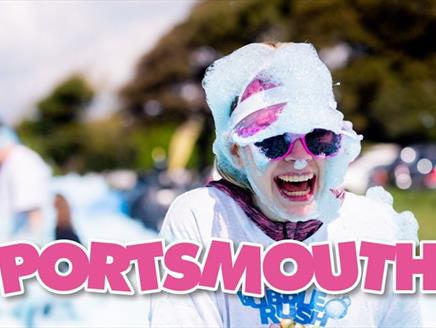 Bubble Rush at Southsea Common