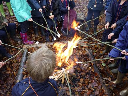 Bushcraft at Exbury Gardens