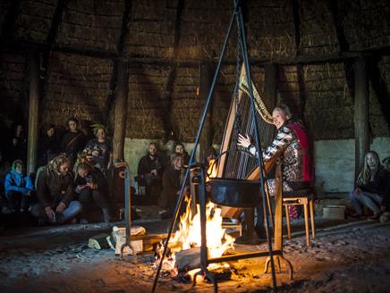 Midsummer Celtic Harp Concert with Harriet Earis at Butser Ancient Farm