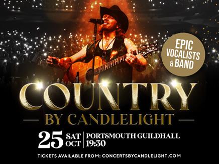 Poster for Country by Candlelight at Portsmouth Guildhall