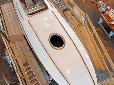 The building of the CMB 4 Replica- Volunteer talk at Portsmouth Historic Dockyard
