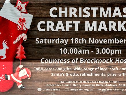 Christmas Craft Market at Countess of Brecknock Hospice