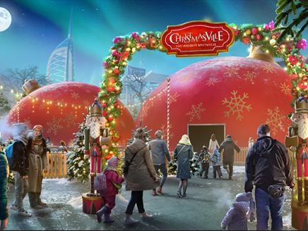 Christmasville at Gunwharf Quays
