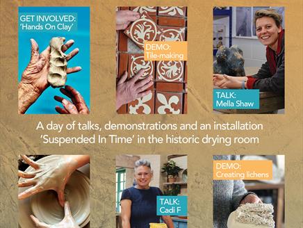 Clay Day for the family: talks, demonstrations, installations