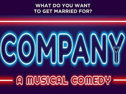 Logo for Company, a performance by the Portsmouth Players