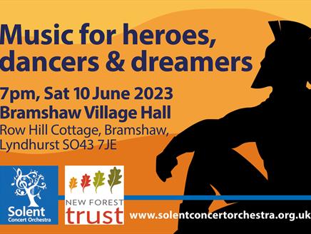 Solent Concert Orchestra: Music for Heroes, Dancers & Dreamers at Bramshaw Village Hall