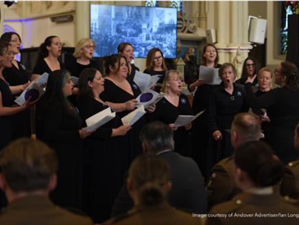 MIDDLE WALLOP & ANDOVER MILITARY WIVES CHOIR at The Lights