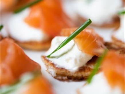Christmas Canapés with Sylvain Gachot at Lainston House's Season Cookery School