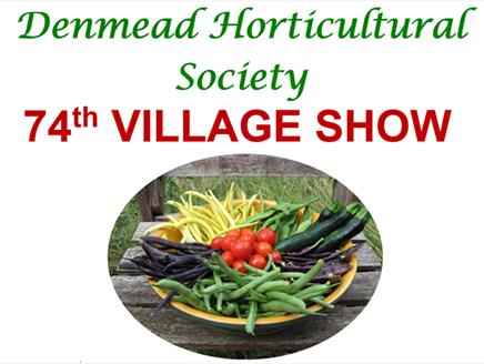 Poster for the Denmead Horticultural Society's 74th Village Show