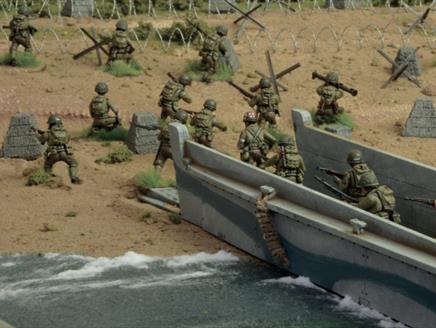 D-Day Juno Beach Display Game at Aldershot Military Museum