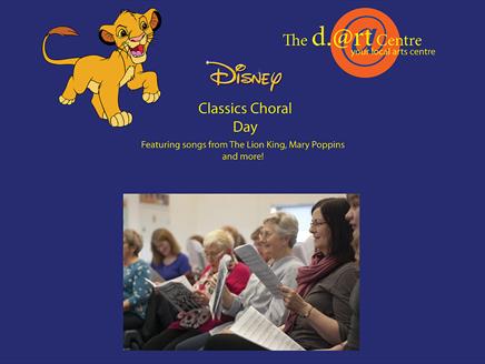 Disney Classics Choral Day at the D.@rt Centre