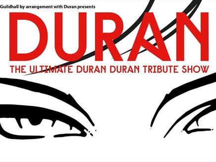 Poster illustration for Duran at Portsmouth Guildhall