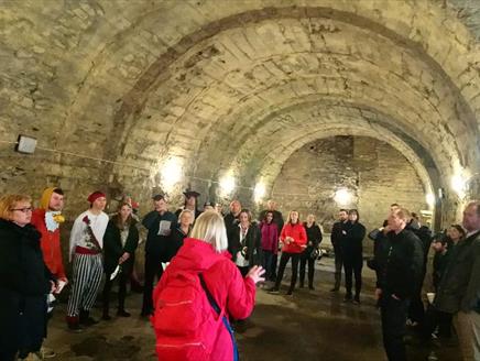 Explore Southampton's underground wine vaults