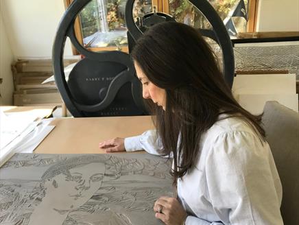 Dry Point Workshop with Richenda Court at Petersfield Museum and Art Gallery