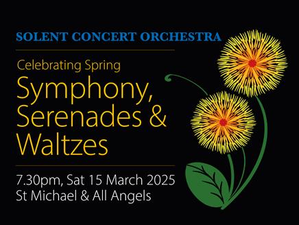 Solent Concert Orchestra 15 March 2025 Concert Poster