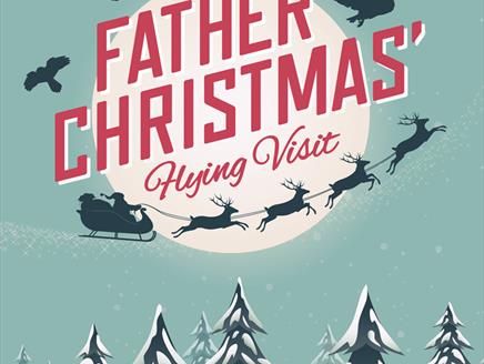 Father Christmas' Flying Visit at Hawk Conservancy Trust