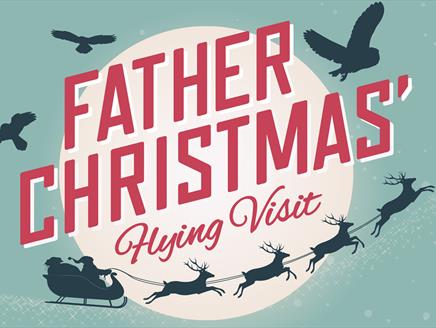 Father Christmas' Flying Visit at The Hawk Conservancy Trust