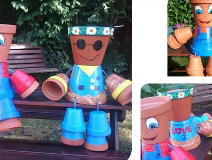 Flower Pot People Craft Workshop in Southampton