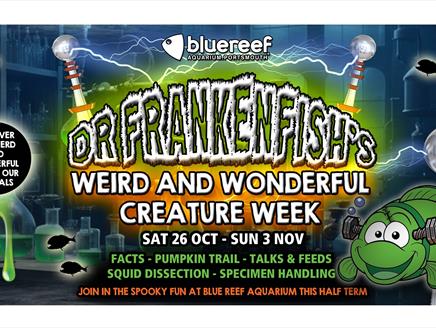 Poster for Dr Frankenfish's Weird and Wonderful Creature Week