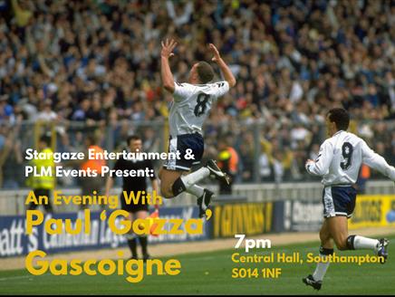 An Evening With Paul 'Gazza' Gascoigne at Central Hall