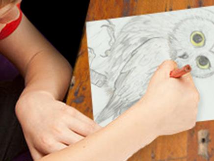 Autumn Sketching at Gilbert White's House