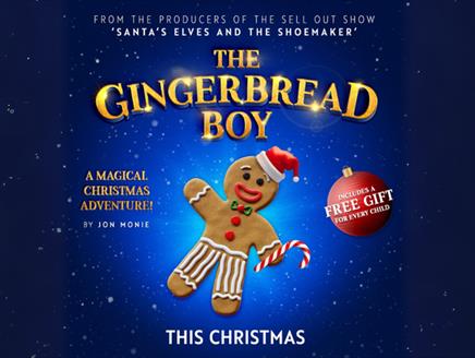 Poster for The Gingerbread Boy at Portsmouth Guildhall