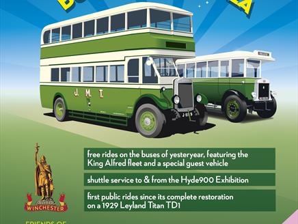 Heritage Open Day flier for Sunday 14 September event in Winchester, Hampshire