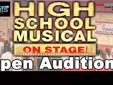 RARE High School Musical on Stage! Open Auditions at The Lights Theatre
