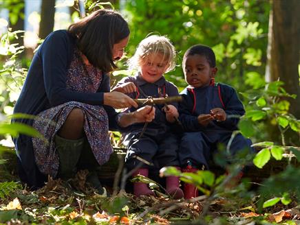 Forest School Morning at Highfield and Brookham Schools