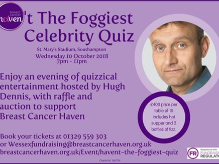 Haven't The Foggiest Quiz with Hugh Dennis at St Mary's Stadium