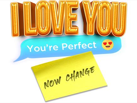 Logo for I Love You, You're Perfect, Now Change, by the Portsmouth Players