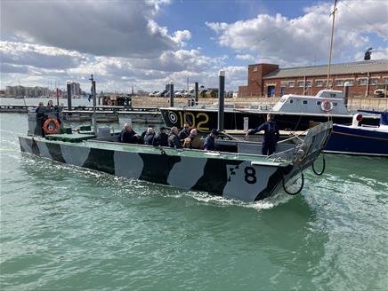 Falklands landing Craft Trips at Portsmouth Historic Dockyard