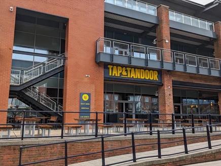 The exterior of Tap & Tandoor, Portsmouth