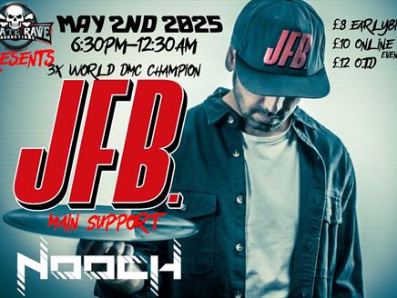 Poster for Pirate Rave Productions Presents JFB/Nooch
