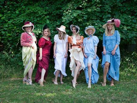 Jane Austen costume experience Hampshire
