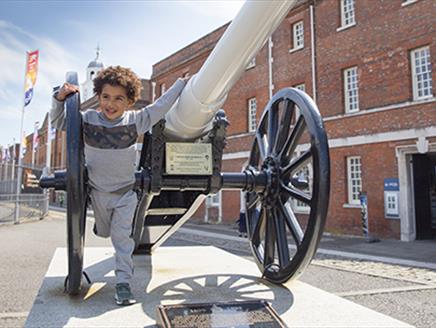 Jumping jacks at Portsmouth Historic Dockyard