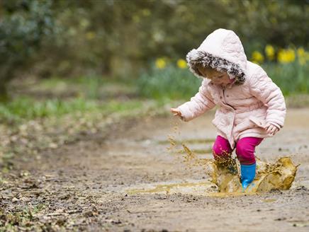 Valentine heart trail at The Vyne