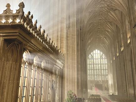 Inside Winchester Cathedral