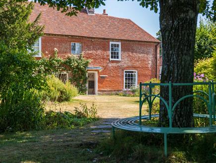 The garden at Jane Austen's House.