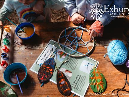 Make a Leaf Dreamcatcher at Exbury Gardens
