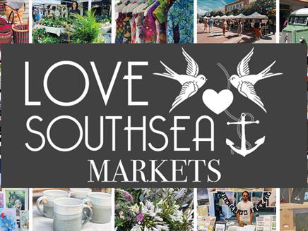 Love Southsea Market Palmerston Road Poster