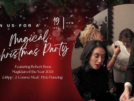 Magical Party Night Poster, with Robert Bone the Magician.