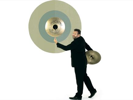Photograph of a percussionist from the Bournemouth Symphony Orchestra