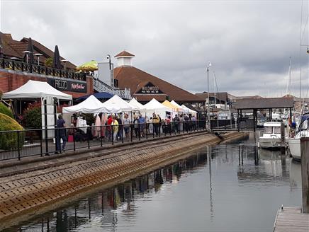 Sunday Waterside Market at Port Solent