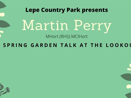 Martin Perry: Spring Garden Talk at Lepe Country Park
