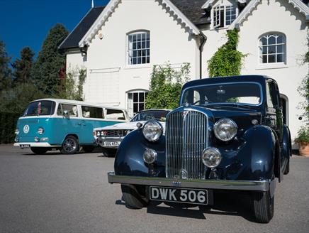 Classic Vehicles in the Garden at Sir Harold Hillier Gardens