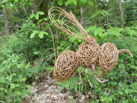 Willow Bee Sculpture Workshop at Burley Village Hall