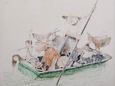 John Burningham’s Bedtime Stories exhibition and trail at Mottisfont