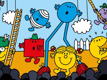 Mr. Men and Little Miss on Stage at The Berry Theatre